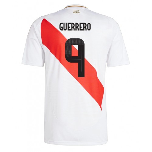 Dres Peru Paolo Guerrero #9 Domaci Copa America 2024 Kratak Rukav